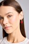 Women's 2-Piece Strawberry Patterned Earrings G5795Axns - 3