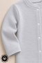 Unisex Baby Teddy Bear Crest Detailed 100% Cotton 3-12 Months Seasonal Combed Cotton Baby Cardigan - 3