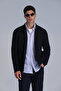 Navy Blue Solid Men's Cardigan - 5
