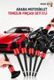 Auto Detail Brush Set in Different Sizes 5 Pieces Auto Car Washing Air Conditioner Cleaning Brush M-1037