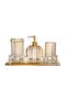 Champagne Glass 4 Piece Bathroom Set 30X21Cm P236.362652 - 2