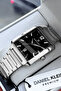 Men's Wristwatch 3 Atm Water Resistant Black Color Steel Band Dker2037C1 - 3