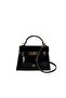 Rebeni Black Women's Patent Leather Handbag