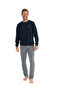 Us Polo Assn. Men's Long Sleeve Round Neck Comfortable Home Wear Tracksuit Set