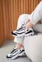Women's White Black Sneaker Casual Sports Shoes 049 - 3