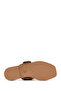 Women's Beige Buckle Suede Leather Slippers 25Sfd160710 - 4