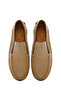 Men's Beige Nubuck Leather Comfort Loafer 26Sfd8000V3 - 4