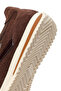 Women's Brown Lace-Up Suede Leather Sneaker 26Pfd410914 - 8