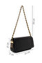 Women's Black Chain Strap Piece Set Shoulder Bag 26Pbd245018 - 3