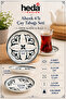 Ahenk 6-Piece Porcelain Tea Plate Set - 2
