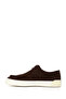 Men's Brown Lace-Up Thick Soled Suede Leather Casual Shoes 26Sfd654110 - 4