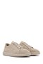 Women's Beige Lace-Up Suede Genuine Leather Sneaker, Winter Sports Shoes 25Afd500610 - 3