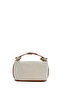 Women's Beige Long Strap Jean Mini Crossbody Bag 26Pbd29096F - 5
