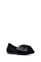 Women's Black Stone Suede Shoes, Leather Ballerinas 25Wfd490710 - 7