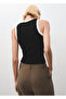 Tricot Blouse with Contrast Trim - 4