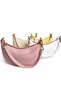 Women's Pink Shoulder Bag with Double Straps Mini Baguette Bag - 6