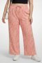 Women Regular Fit Allover Print Palazzo Pants, Pink