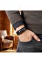 Genuine Leather and 316L Multi-Steel Men's Bracelet - 21 cm - 2