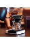 فلتر قهوة سيراميك V60، فلتر قهوة مخروطي للتحضير اليدوي، تصميم بفتحة واحدة ملولبة، استخلاص مثالي، أسود اللون - 6