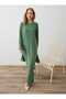 Aerobin Basic Tunic & Pants Set - Khaki -