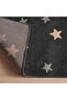 Starry Night Microfiber Rug 120x160cm - Black - 2