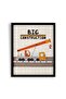 Boom Truck Fine Paper Printed Framed Wall Art 43x53cm - Multicolor - 2