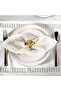 Celestia Foil Printed 4 Piece Napkin Set 45x45cm - Gold