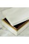 Sansa Resin Decor Box 20x13x5cm - White - 3