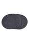 Eco 4 Piece Round Coaster Set 10x10cm-black - 3