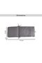 Velora Textured Water Repellant Outdoor Sun Lounger Seat Pads 43x114x5cm - Grey - 8