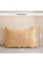 Kellan Linen Embroidery Down Feel Filled Cushion 40x60cm -tobacco - 6