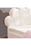 Floral Princess Kids Single Bed 120x200 Cm - Beige - 3