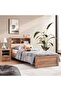 Grimsby Kids Single Bed 90x200 Cm - Walnut