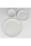 Leaf Foliage 12-piece Porcelain Dinner Set -white & Green - 4