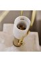 Tirzah E27 Alabaster Table Lamp Dia 38x69cm - White - 4