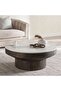 Abelia Coffee Table Marble - White & Brown