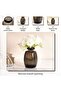 Beka Recycled Glass Vase 11.5x16cm - Grey - 5