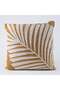 Easton Chenille Filled Cushion 45x45cm-ochre - 2