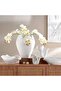 Dima Ceramic Folded Vase 34.5x34.5x42.5cm - White - 3