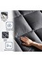 Ultrasoft Mattress Topper 120x200+4cm-charcoal - 5