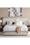 Beneditta King Bed 180x200 - Cream
