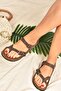 Brown Suede Flip Flops Women's Slippers K777613402