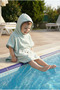 **Export Surplus** Embroidered Children's Surfer Poncho Beach Towel 100% Cotton Water Absorbent -Slightly Imperfect- - 5