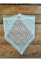 Children's Cream Lace Triangle Bandana Hair Accessory 0-7 Years Handmade - 3
