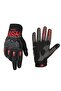Motorcycle Gloves Full Protection Adjustable Wrist Band Leather Microfiber Cloth Motor Gloves