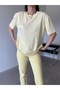 Yellow Basic Nora T-Shirt - 3