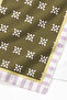 Floral Striped Modern Beach Towel - Bohemian Lilac Khaki Mediterranean Style Quick-Dry Microfiber Towel - 3