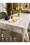 1. مفرش طاولة ياباني من الدرجة - مطرز بالدانتيل - شفاف - غير مثقوب - غير قابل للانزلاق