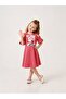 Girl's Short Sleeve Lycra Combed Cotton Printed Dress - 3