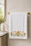 Şehzade 3D Embroidered Velvet Hand Towel Set |   6 Pieces |   50X90 cm |   Stylish, Soft and Absorbent |   Çeyizlik & Günlük - 2